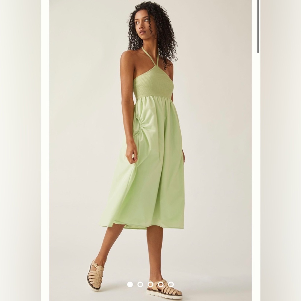 COPY - Lalavon X Anthropologie Twofer Midi Dress
